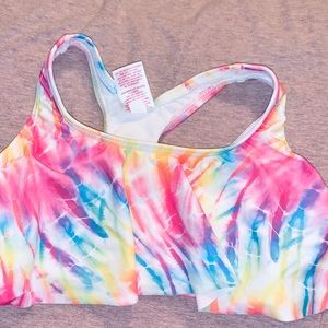 girls tie-dye bikini top